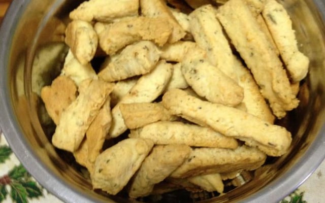 Bolachinhas salgadas deliciosas