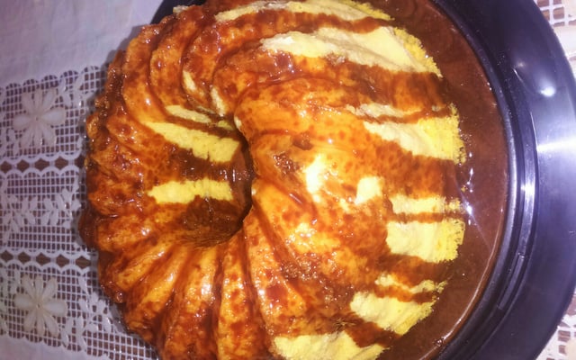 Bolo de cenoura no microondas