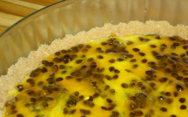 Torta de Chocolate e Maracujá da Chris