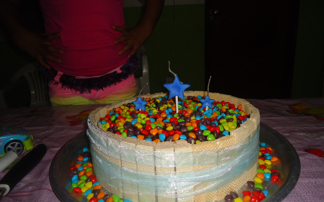 Bolo de chocolate com leite de coco