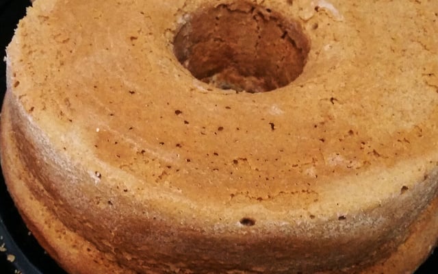 Bolo simples de banana e maçã