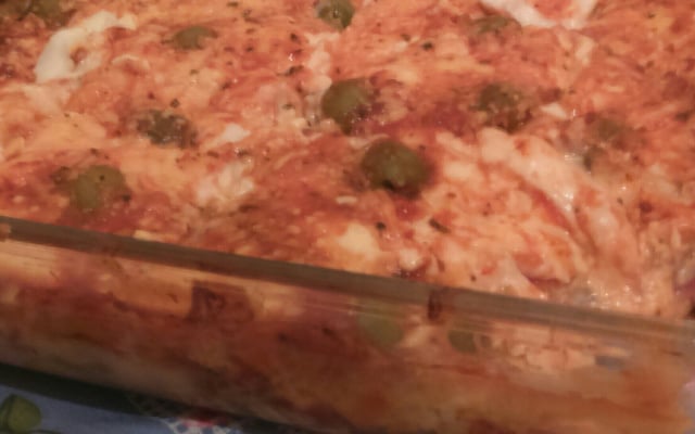 Pizza rápida de liquidificador