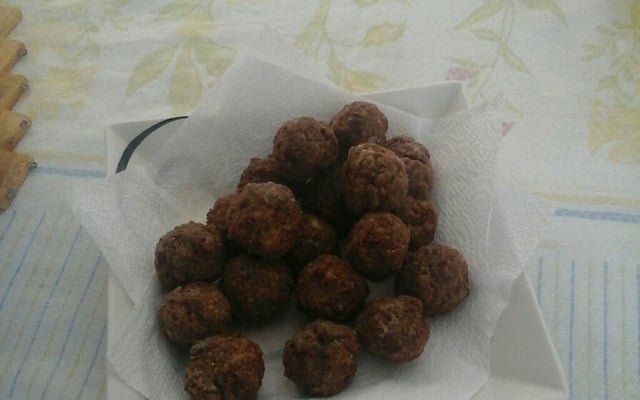 Bolinho de carne moida