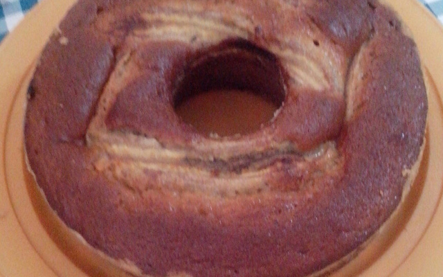 Bolo de banana de liquidificador