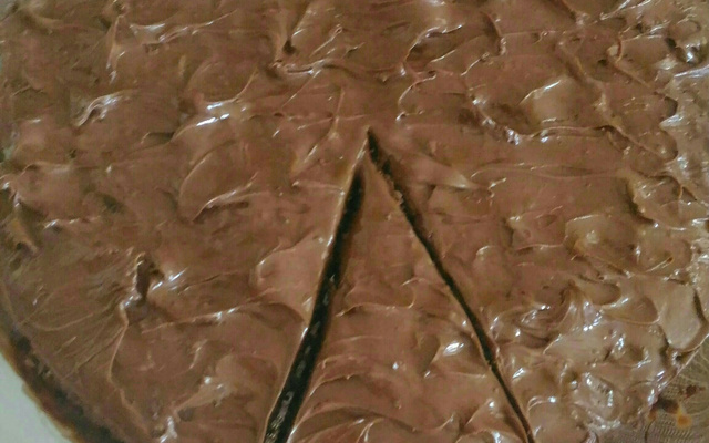 Bolo de iogurte e creme de avelã