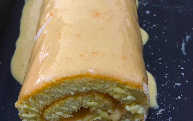 Rocambole de doce de leite