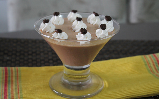 Mousse de cappuccino – sobremesa de inverno