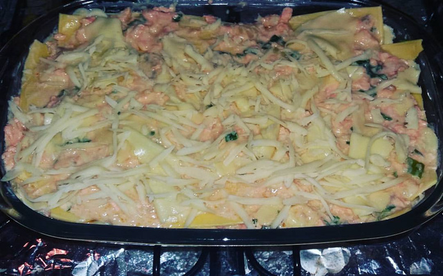 Lasanha de salmão dom Morato