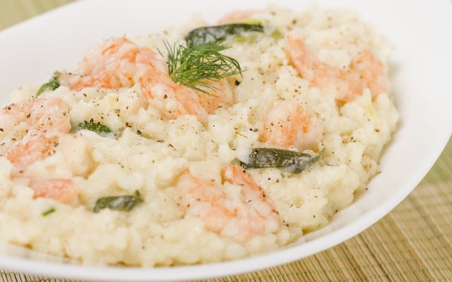 Risoto de Camarão Cremoso