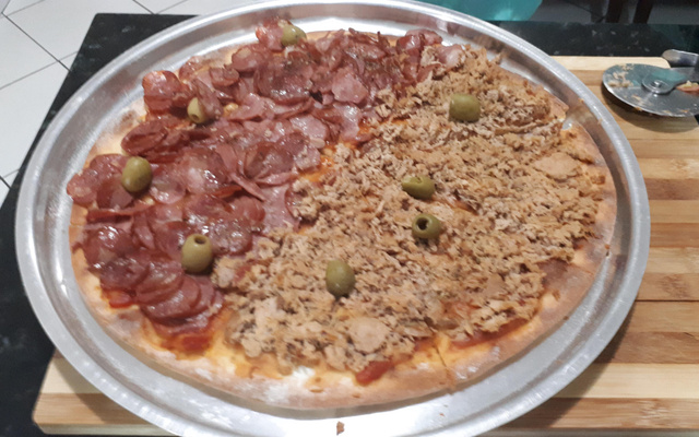 Massa de pizza saborosa