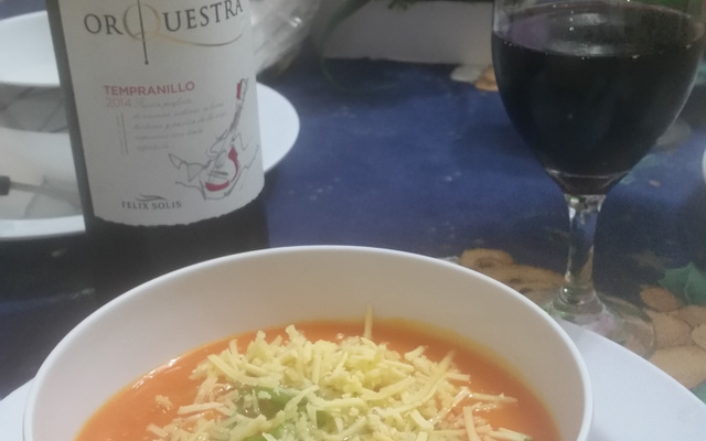 Creme de abóbora com gengibre