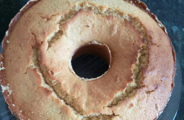 Bolo de banana de liquidificador