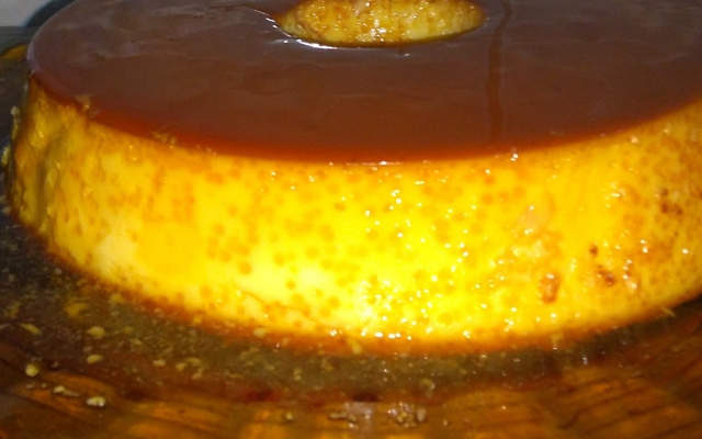 Pudim de leite em pó idêntico ao de leite condensado