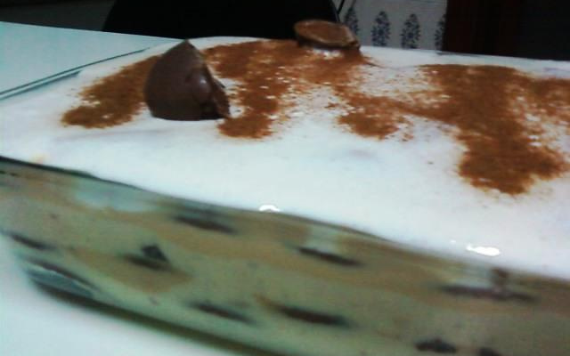 Pavê de bolacha de chocolate