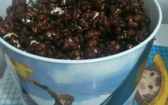Pipoca de chocolate