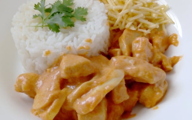 Strogonoff de frango simples