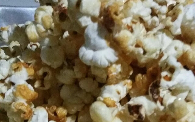 Pipoca doce sem óleo