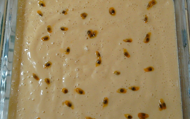 Mousse de maracujá simples