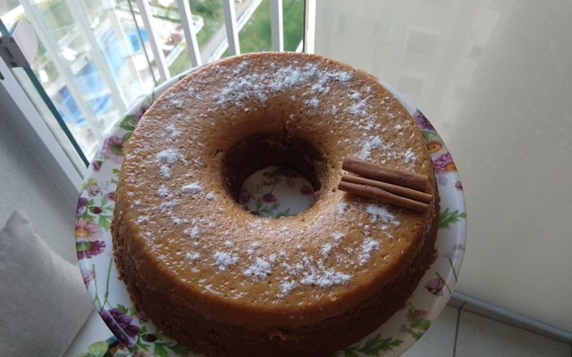 Bolo de churros invertido