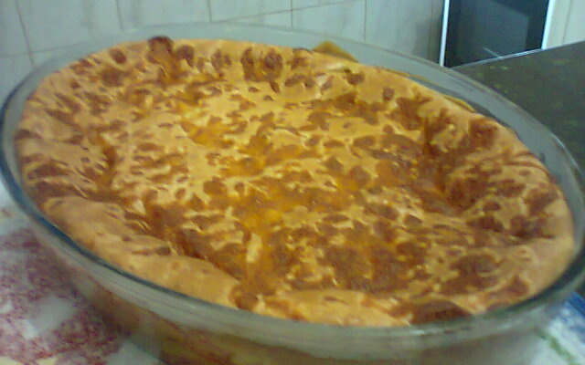 Pastelão de queijo e presunto fácil