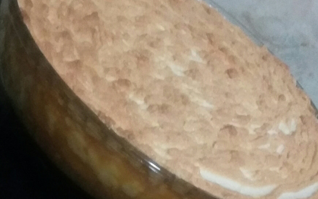 Sobremesa deliciosa de banana