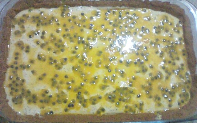 Torta de maracujá prática e fácil