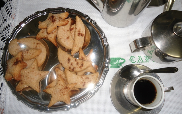 Biscoito amanteigado de canela