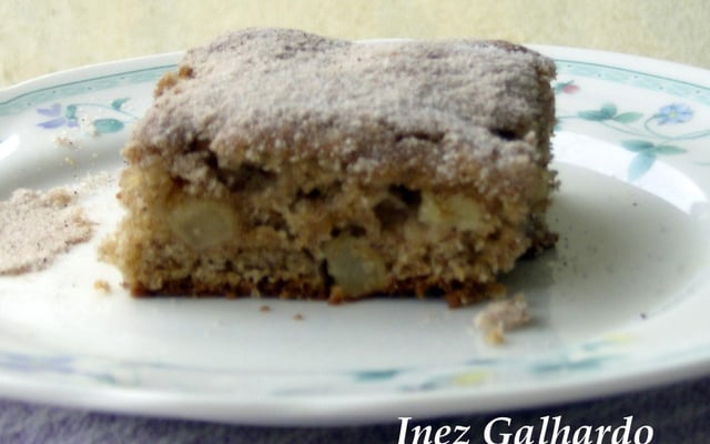 Bolo de maçã de liquidificador - o melhor do mundo