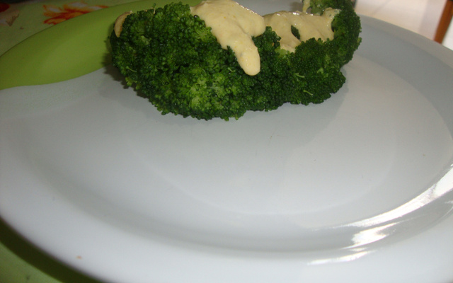 Brócolis com creme de milho