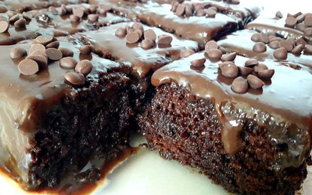 Bolo pão de mel sem ovos 