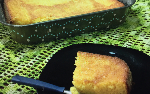 Bolo de fubá da Wanda