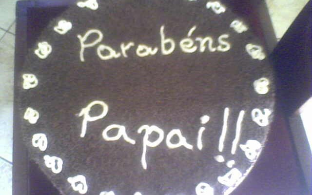 Bolo de chocolate com laranja do papai