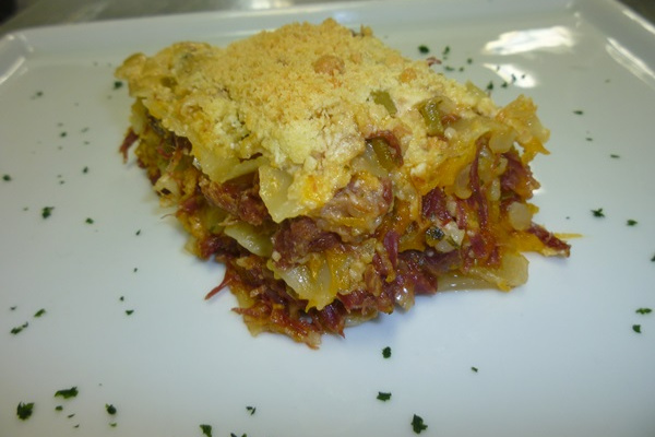 Lasanha de Jabá com Jerimum