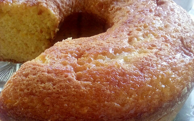 Bolo de laranja rápido (liquidificador)