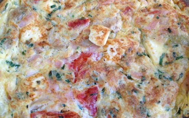 Omelete democrático de panela