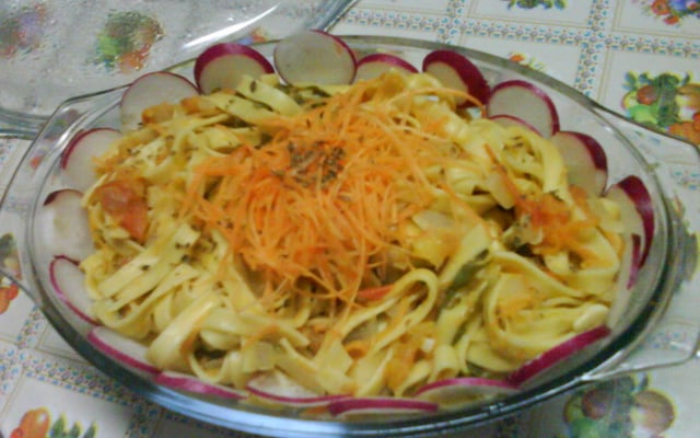 Macarrão vegetariano