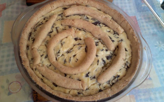Torta de espinafre com ricota