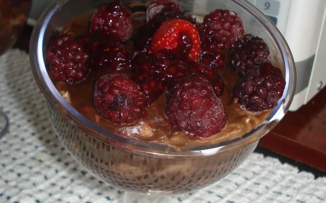 Pavê de amora vegano adaptado