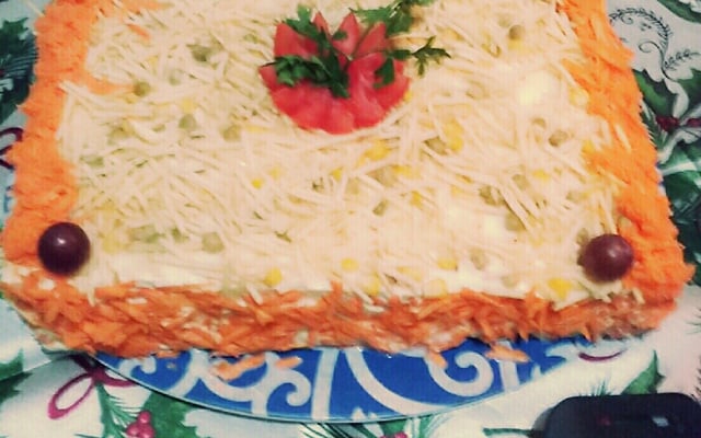 Torta salgada de frango (de pão de forma)