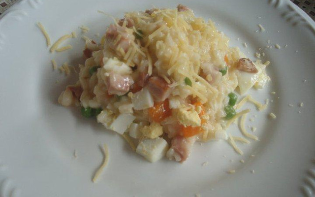 Risoto de calabresa