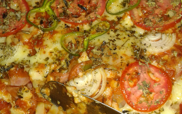 Macarrão sabor pizza