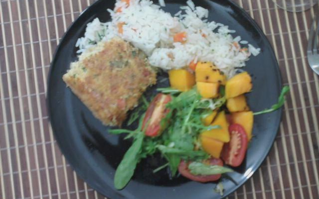 Bolo fofinho de bacalhau da Flávia Rachel