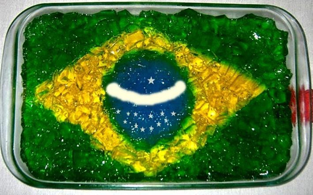 Gelatina copa do Brasil