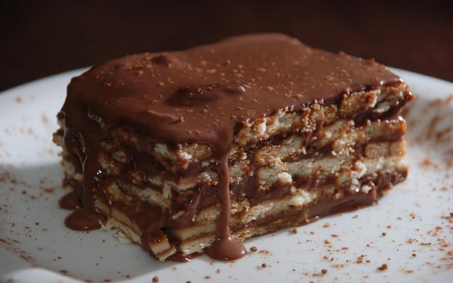 Pavê de chocolate simples e gostoso