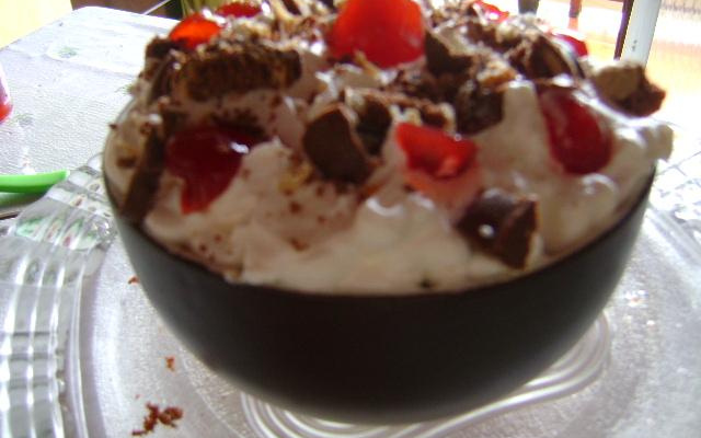 Bolo de caneca de forno