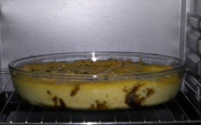 Filezinho de frango com creme de milho