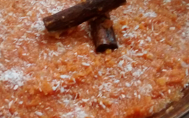 Doce de abóbora com coco