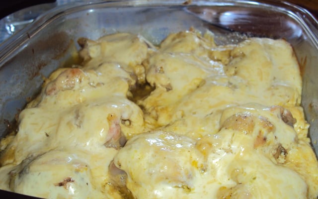 Coxinha da asa ao molho cremoso