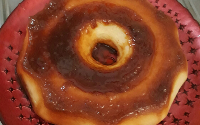 Pudim de micro-ondas