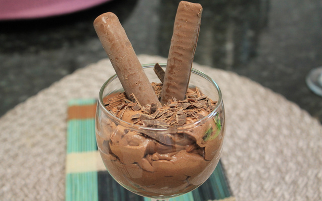 Mousse de chocolate light